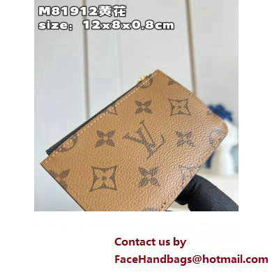 Louis Vuitton Monogram Reverse Canvas Romy Card Holder M81912