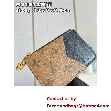 Louis Vuitton Monogram Reverse Canvas Romy Card Holder M81912