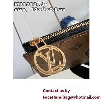 Louis Vuitton Monogram Reverse Canvas Romy Card Holder M81912