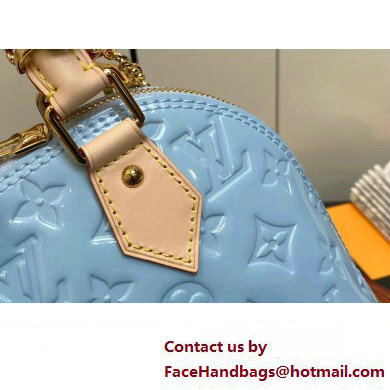 Louis Vuitton Monogram Vernis Alma BB Bag New LV Remix M24062 Sky 2024