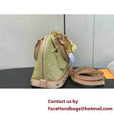 Louis Vuitton Monogram Vernis Alma BB Bag New LV Remix M24063 Chic and Yellow 2024