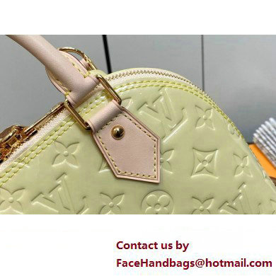 Louis Vuitton Monogram Vernis Alma BB Bag New LV Remix M24063 Chic and Yellow 2024