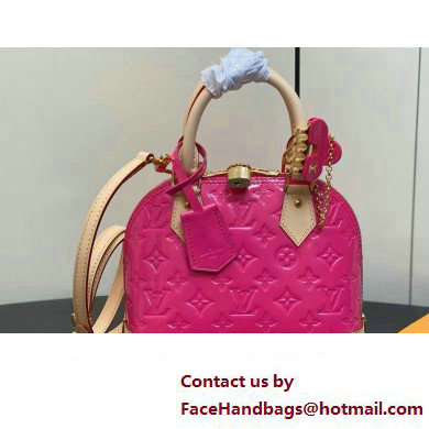 Louis Vuitton Monogram Vernis Alma BB Bag New LV Remix M90611 Neon Pink 2024 - Click Image to Close