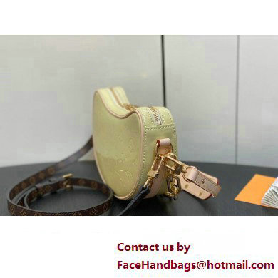 Louis Vuitton Monogram Vernis Croissant PM Bag New LV Remix M24020 Chic and Yellow 2024