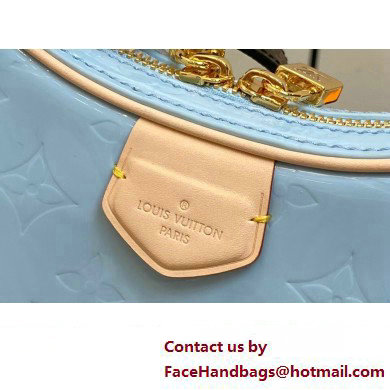 Louis Vuitton Monogram Vernis Croissant PM Bag New LV Remix M24021 Sky 2024