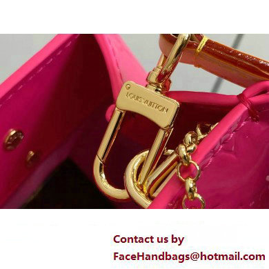 Louis Vuitton Monogram Vernis Reade PM Bag New LV Remix M24028 Neon Pink 2024