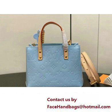 Louis Vuitton Monogram Vernis Reade PM Bag New LV Remix M24144 Sky 2024