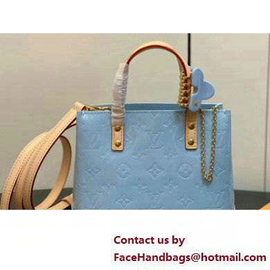 Louis Vuitton Monogram Vernis Reade PM Bag New LV Remix M24144 Sky 2024