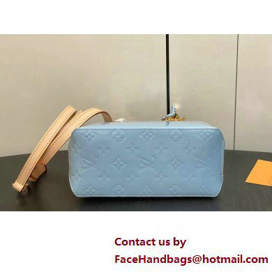 Louis Vuitton Monogram Vernis Reade PM Bag New LV Remix M24144 Sky 2024