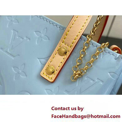 Louis Vuitton Monogram Vernis Reade PM Bag New LV Remix M24144 Sky 2024