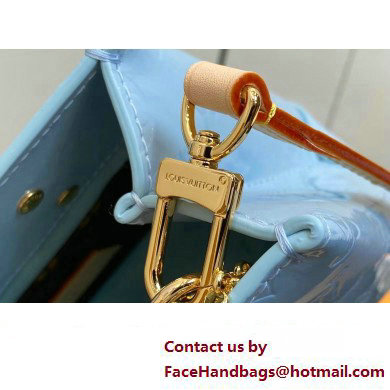 Louis Vuitton Monogram Vernis Reade PM Bag New LV Remix M24144 Sky 2024