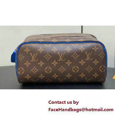 Louis Vuitton Monogram canvas Dopp Kit Toilet Pouch Bag M46763 Blue 2024