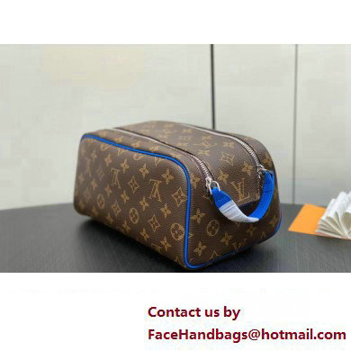 Louis Vuitton Monogram canvas Dopp Kit Toilet Pouch Bag M46763 Blue 2024