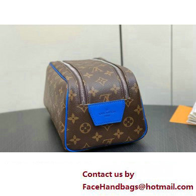 Louis Vuitton Monogram canvas Dopp Kit Toilet Pouch Bag M46763 Blue 2024