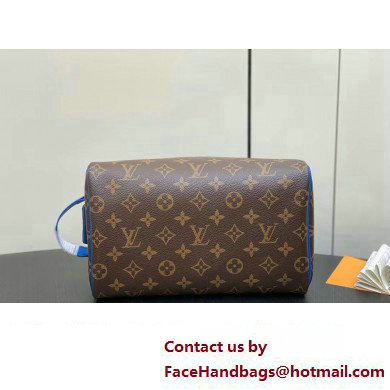 Louis Vuitton Monogram canvas Dopp Kit Toilet Pouch Bag M46763 Blue 2024