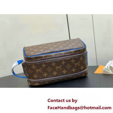 Louis Vuitton Monogram canvas Dopp Kit Toilet Pouch Bag M46763 Blue 2024