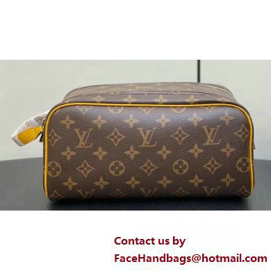 Louis Vuitton Monogram canvas Dopp Kit Toilet Pouch Bag M46764 Yellow 2024 - Click Image to Close