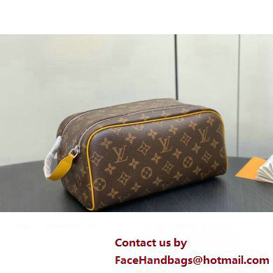 Louis Vuitton Monogram canvas Dopp Kit Toilet Pouch Bag M46764 Yellow 2024