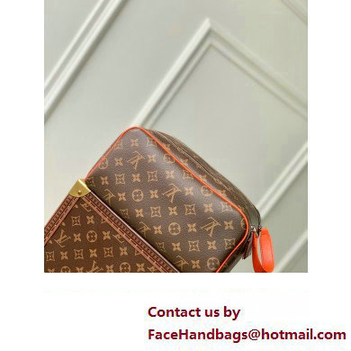 Louis Vuitton Monogram canvas Dopp Kit Toilet Pouch Bag M46765 Orange 2024