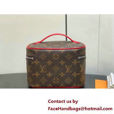 Louis Vuitton Monogram canvas Nice Mini Bag M46766 Red 2024