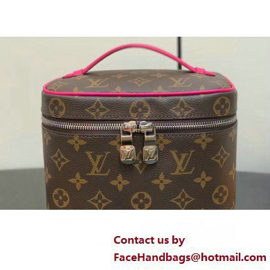 Louis Vuitton Monogram canvas Nice Mini Bag M46767 Fuchsia 2024 - Click Image to Close