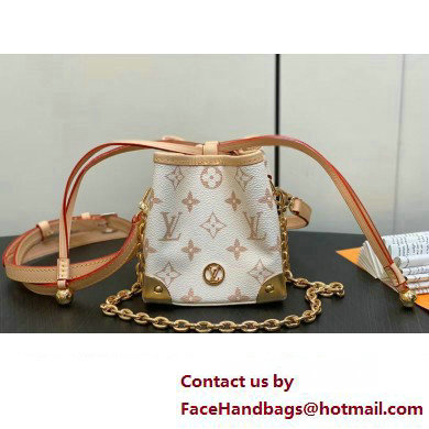 Louis Vuitton Monogram canvas Noe Purse LV Charms Bag M83227 2024