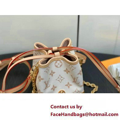 Louis Vuitton Monogram canvas Noe Purse LV Charms Bag M83227 2024