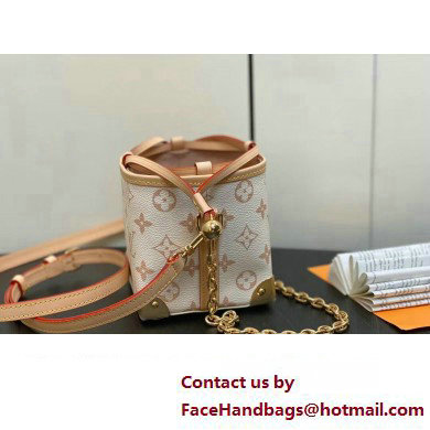 Louis Vuitton Monogram canvas Noe Purse LV Charms Bag M83227 2024