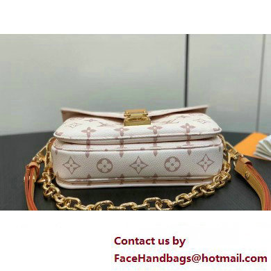 Louis Vuitton Monogram canvas Pochette Metis East West Bag M46914 White 2024