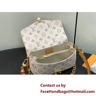 Louis Vuitton Monogram canvas Pochette Metis East West Bag M46914 White 2024