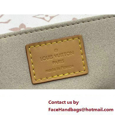 Louis Vuitton Monogram canvas Pochette Metis East West Bag M46914 White 2024