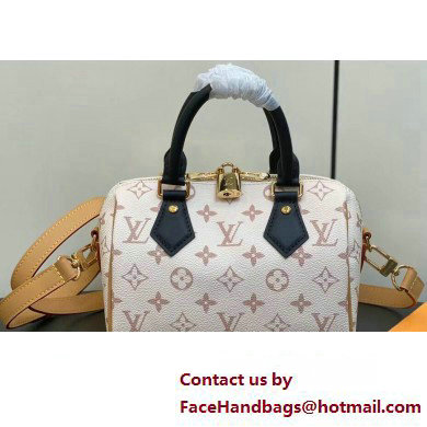 Louis Vuitton Monogram canvas Speedy Bandouliere 20 Bag M46096 White 2024