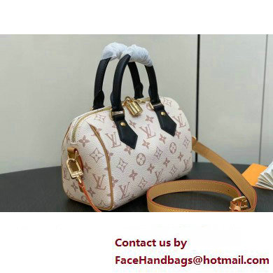 Louis Vuitton Monogram canvas Speedy Bandouliere 20 Bag M46096 White 2024