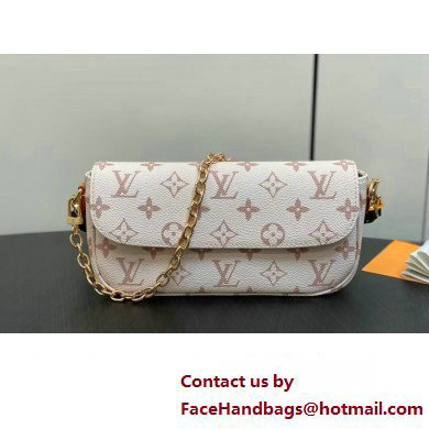 Louis Vuitton Monogram canvas Wallet on Chain Ivy Bag M83091 White 2024