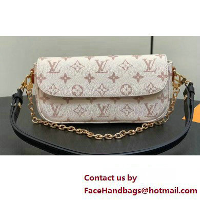 Louis Vuitton Monogram canvas Wallet on Chain Ivy Bag M83091 White 2024