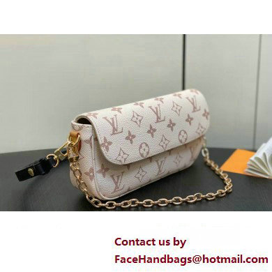 Louis Vuitton Monogram canvas Wallet on Chain Ivy Bag M83091 White 2024