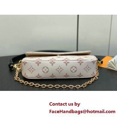 Louis Vuitton Monogram canvas Wallet on Chain Ivy Bag M83091 White 2024