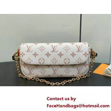 Louis Vuitton Monogram canvas Wallet on Chain Ivy Bag M83091 White 2024