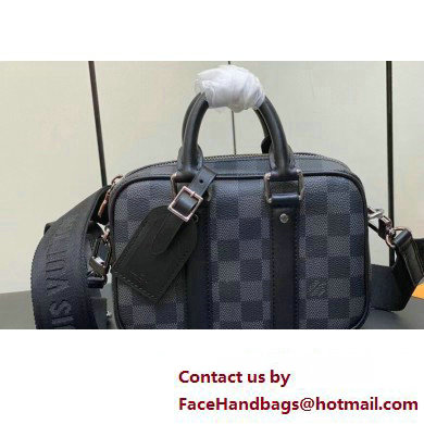 Louis Vuitton Nano Porte Documents Voyage Bag M82770 Damier Graphite Canvas 2023