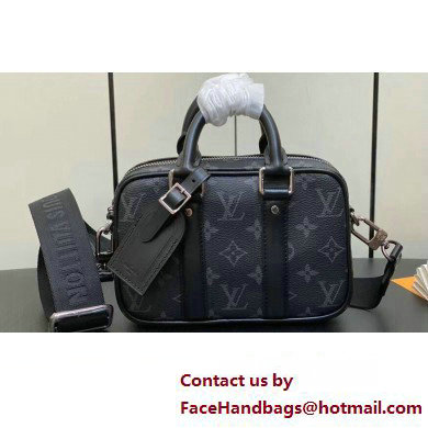 Louis Vuitton Nano Porte Documents Voyage Bag M82770 Monogram Eclipse Canvas 2023 - Click Image to Close