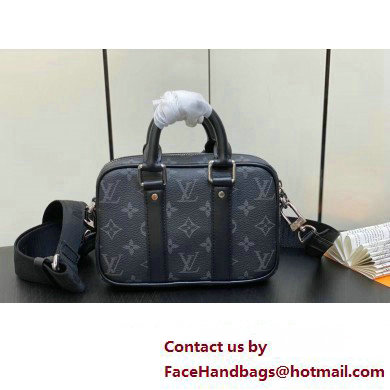 Louis Vuitton Nano Porte Documents Voyage Bag M82770 Monogram Eclipse Canvas 2023