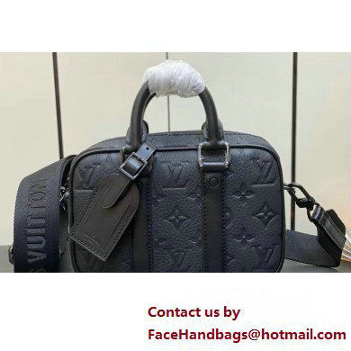 Louis Vuitton Nano Porte Documents Voyage Bag M82770 Monogram Empreinte Black 2023