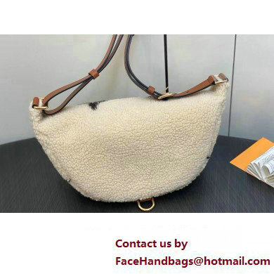 Louis Vuitton Shearling LV Ski Bumbag Bag M23715 Cream/Brown 2023