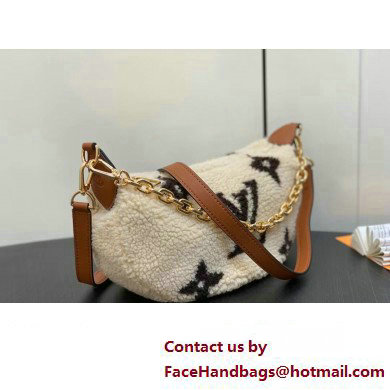 Louis Vuitton Shearling Over The Moon Bag M23321 LV Ski Cream/Brown 2024