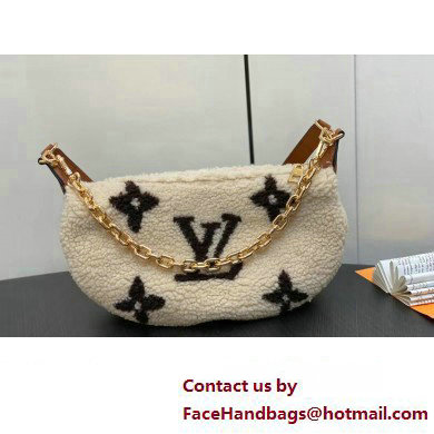 Louis Vuitton Shearling Over The Moon Bag M23321 LV Ski Cream/Brown 2024