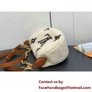 Louis Vuitton Shearling Over The Moon Bag M23321 LV Ski Cream/Brown 2024