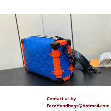 Louis Vuitton Side Trunk Bag Blue/Orange/Black 2023