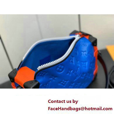 Louis Vuitton Side Trunk Bag Blue/Orange/Black 2023