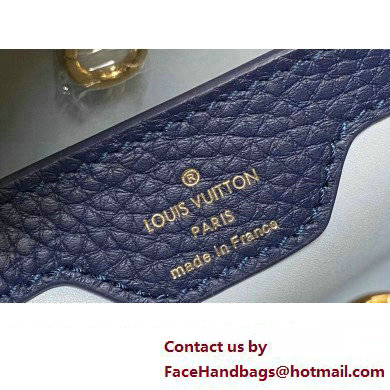 Louis Vuitton Taurillon leather Capucines BB Bag M23280 Blue 2024