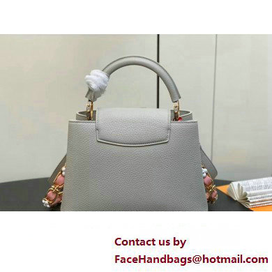 Louis Vuitton Taurillon leather Capucines BB Bag M23280 Gray 2024